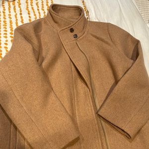 J.crew women’s plus size 22 button neck city coat